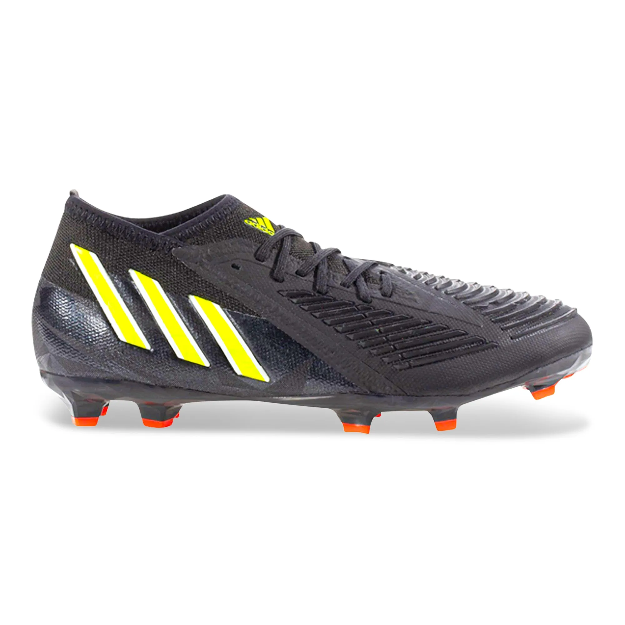 adidas Jr. Predator Edge.1 FG Soccer Cleats (Core Black/Solar Yellow)