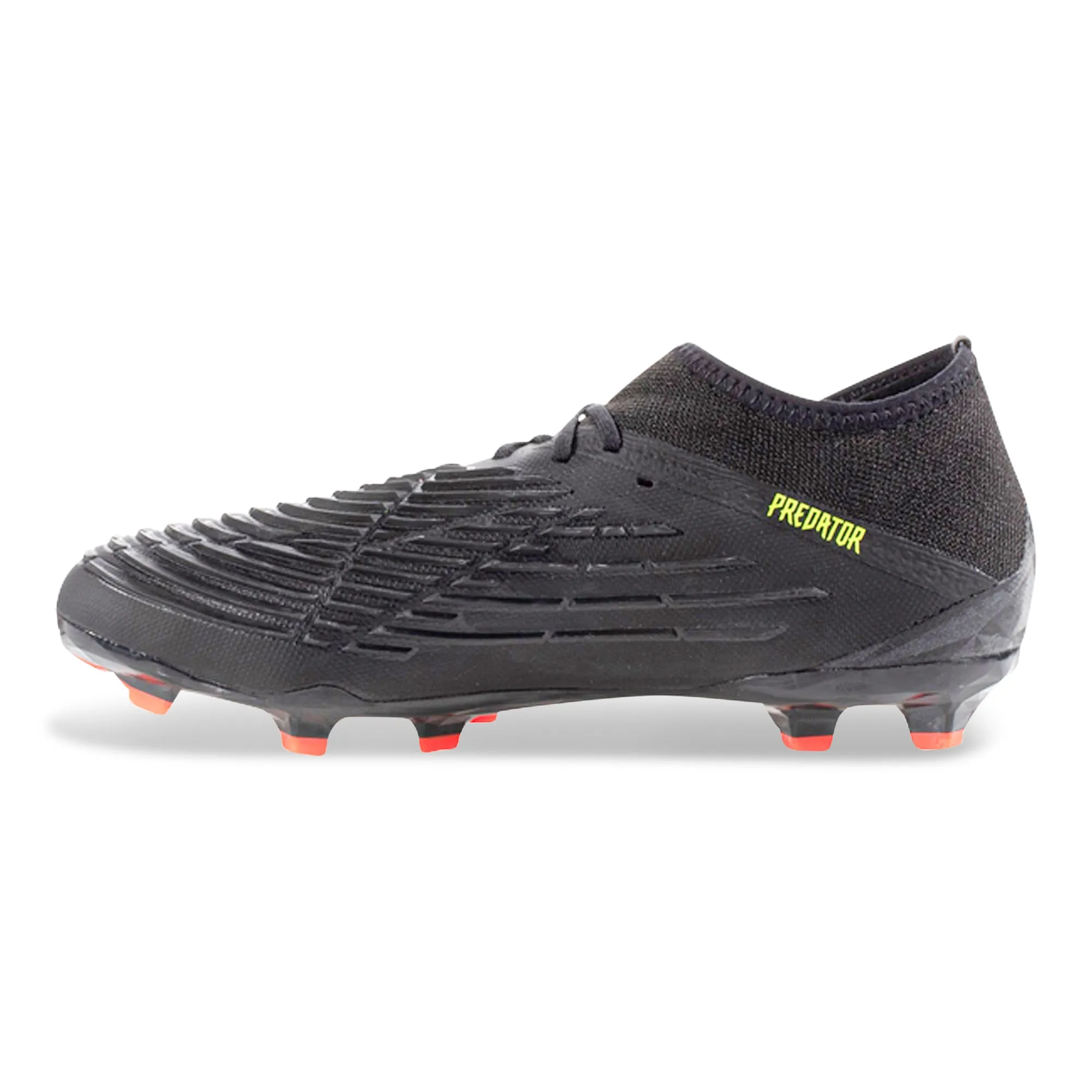 adidas Jr. Predator Edge.1 FG Soccer Cleats (Core Black/Solar Yellow)