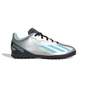 Adidas JR X Crazyfast Messi.4 IC-Silver Met./Bliss Blue/Core Black