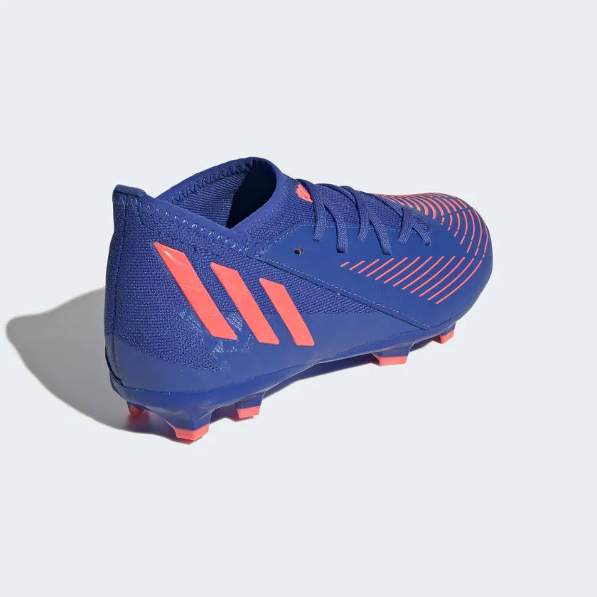 adidas Predator EDGE.3 FG Junior Cleats GW2361 BLUE/RED