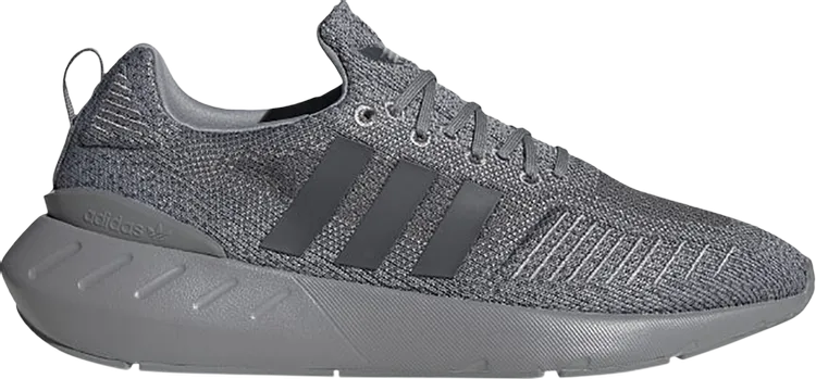 Adidas Swift Run 22 'Triple Grey' sneakers, gray