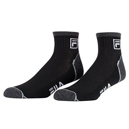 Ankle Socks 6 Pack Jacquard Logo Black 1315