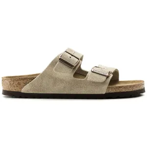 Birkenstock Arizona Suede Leather Narrow Taupe