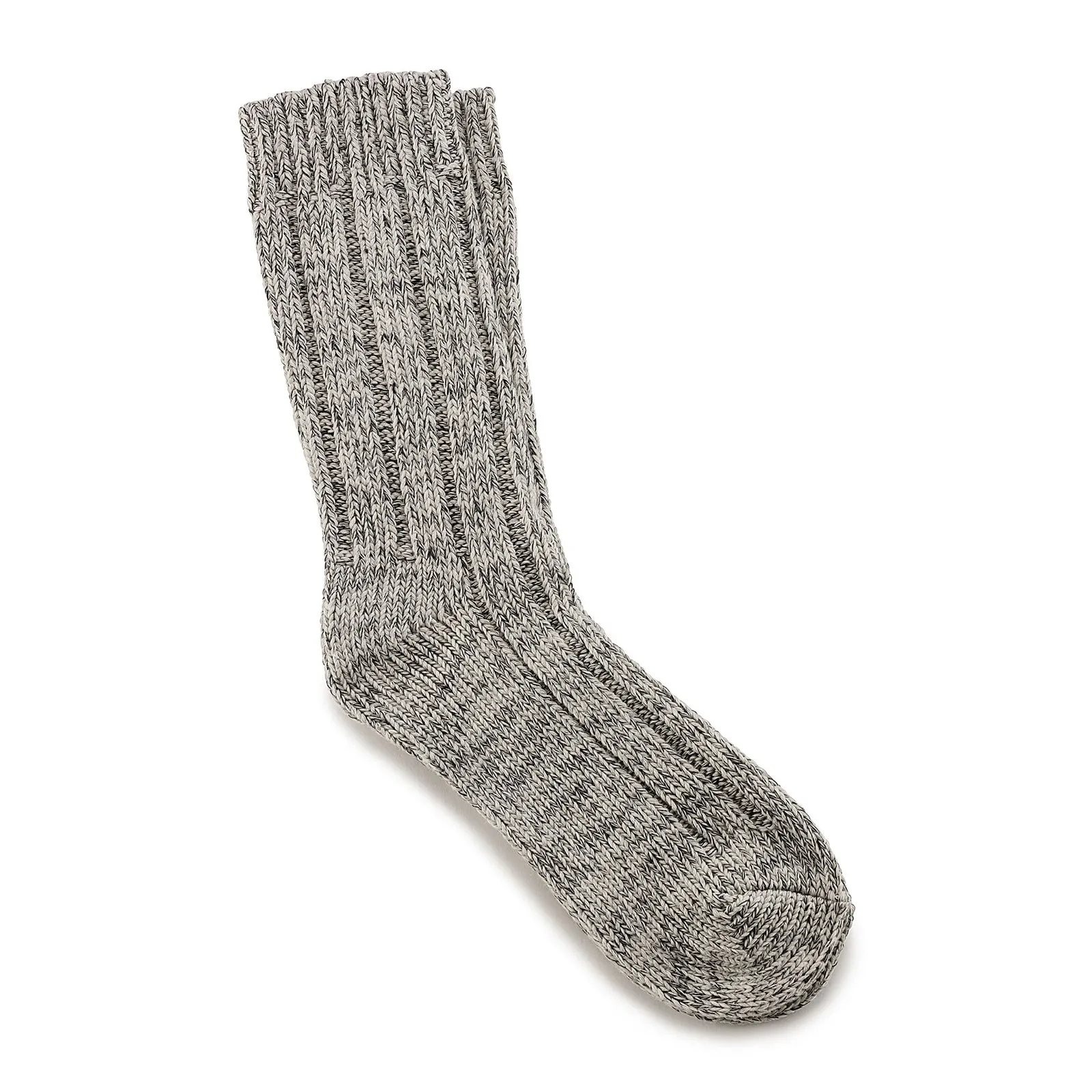 Birkenstock Cotton Twist Crew Sock (Men) - Light Gray