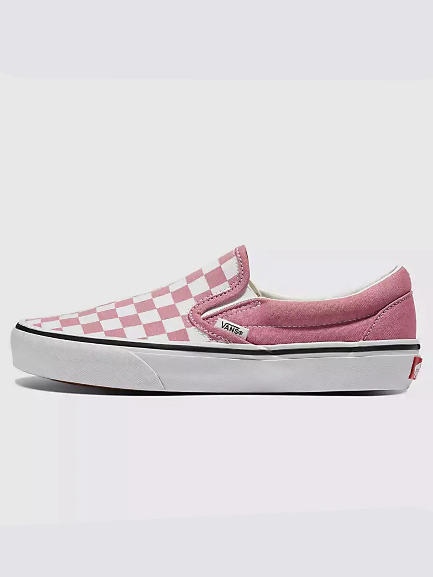 Classic Slip-On Color Theory Checkerboard Foxglove Shoes