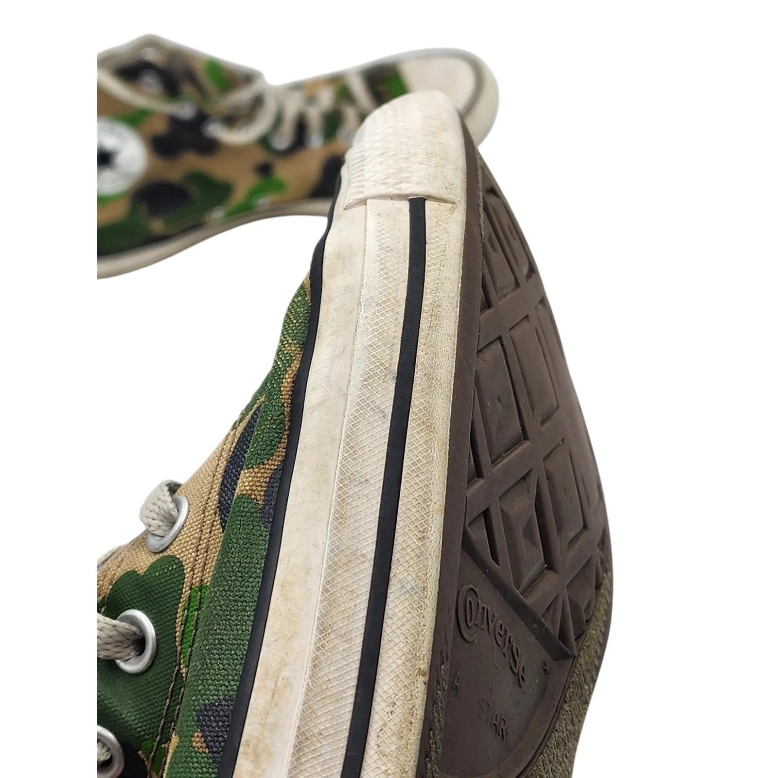 Converse All Star High Tops Camo Unisex Shoes Mens 10 Womens 12 Retro Streetwear