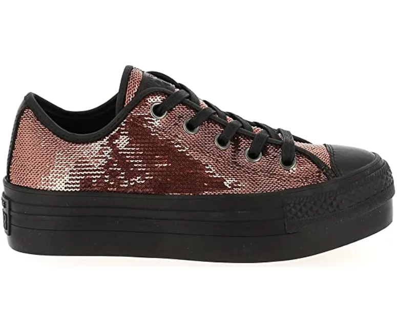 Converse scarpa sneakers da donna con zeppa Platform 559041C rame