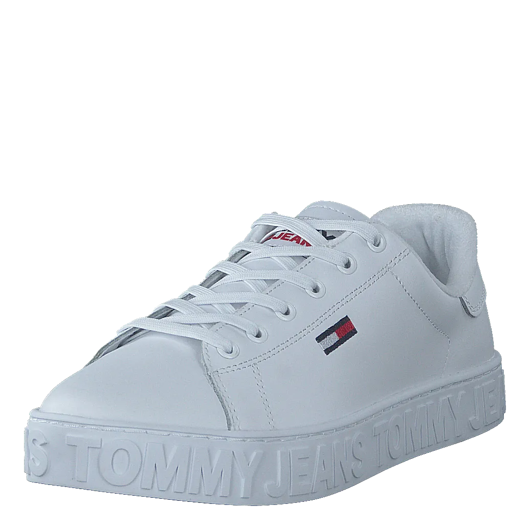 Cool Tommy Jeans Cupsole Sneak White