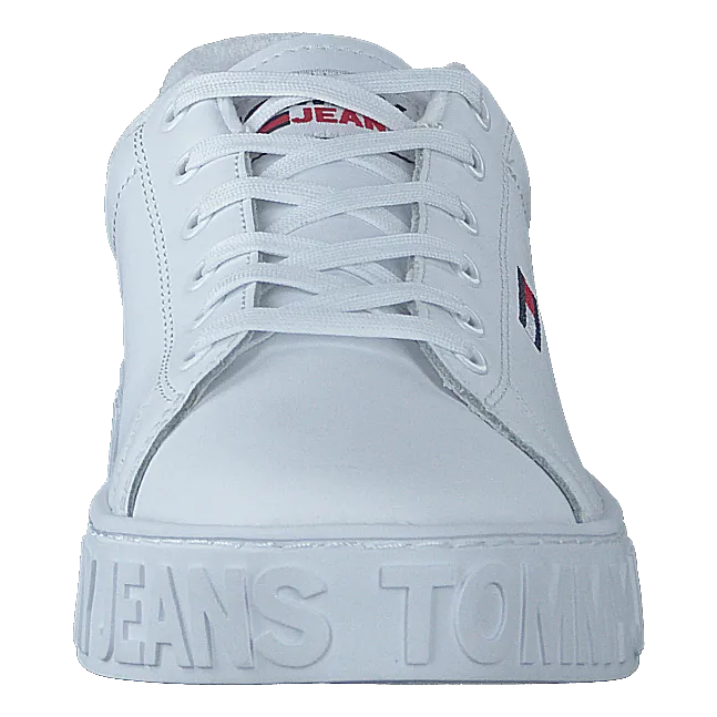 Cool Tommy Jeans Cupsole Sneak White