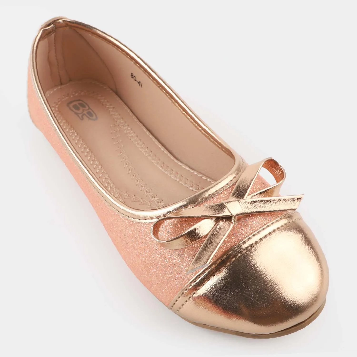 Girls Pumps 80-41-Champagne