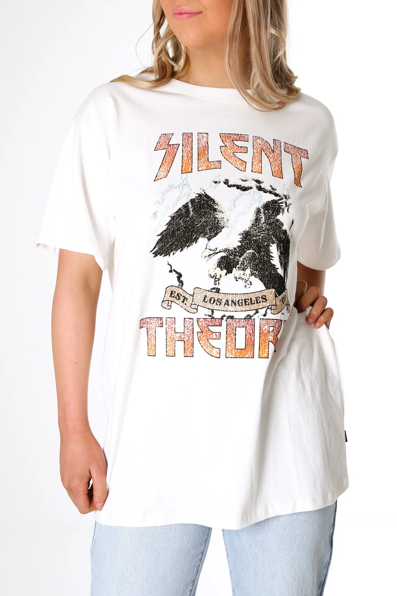 Grounded Tee Vintage White