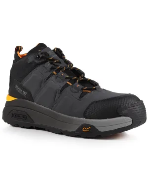 Hyperfort S1P X-over metal-free safety hikers | Chestnut/Black