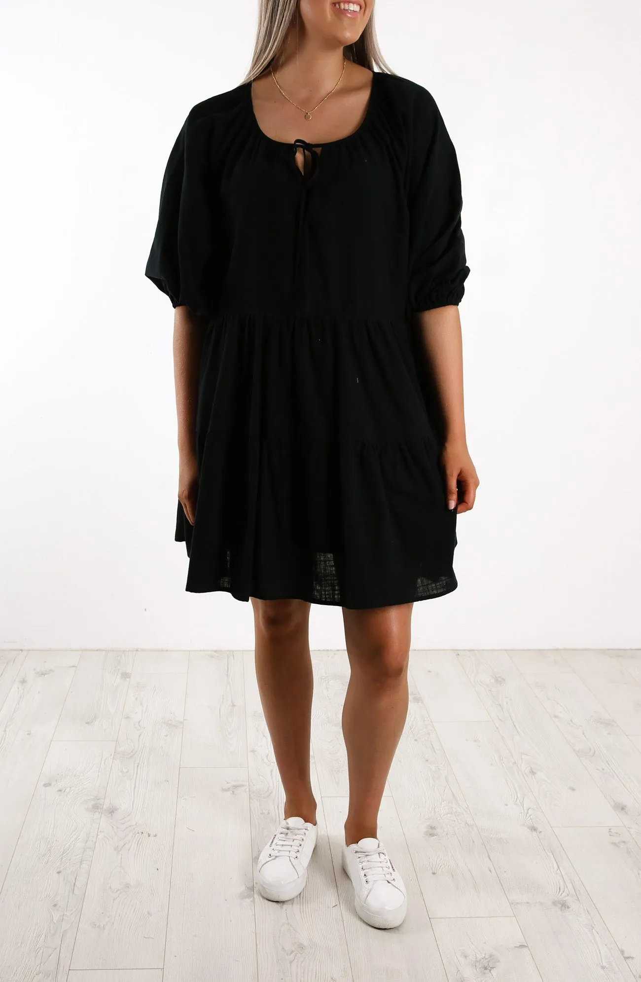 In The Shadows Dress Black