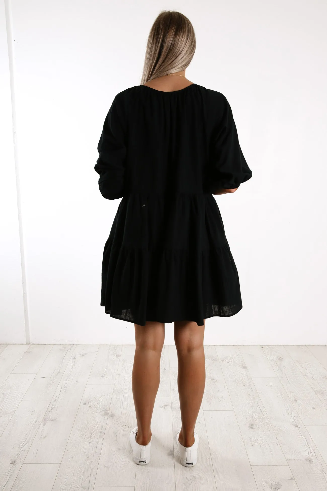 In The Shadows Dress Black