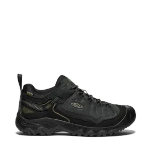 KEEN Men's Targhee IV Waterproof Hiking Shoe in Triple Black