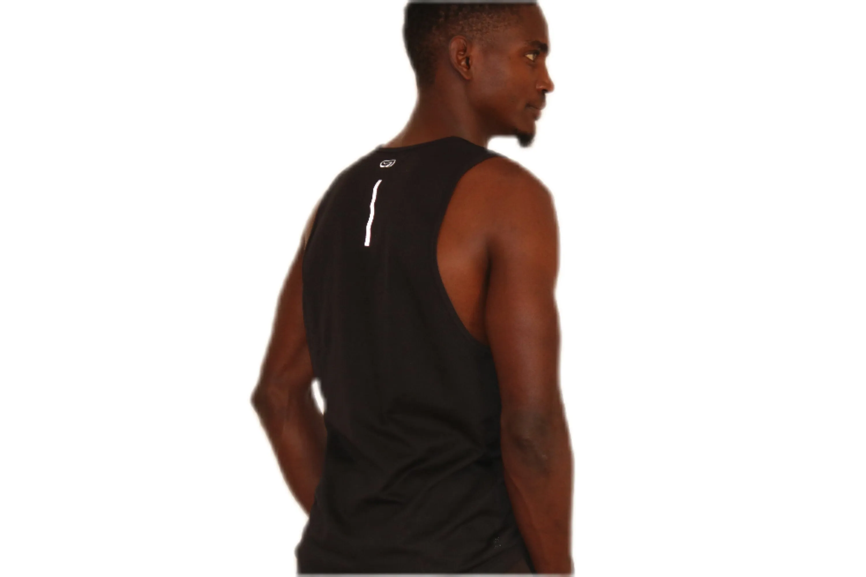 Men's running breathable tank top dry - black