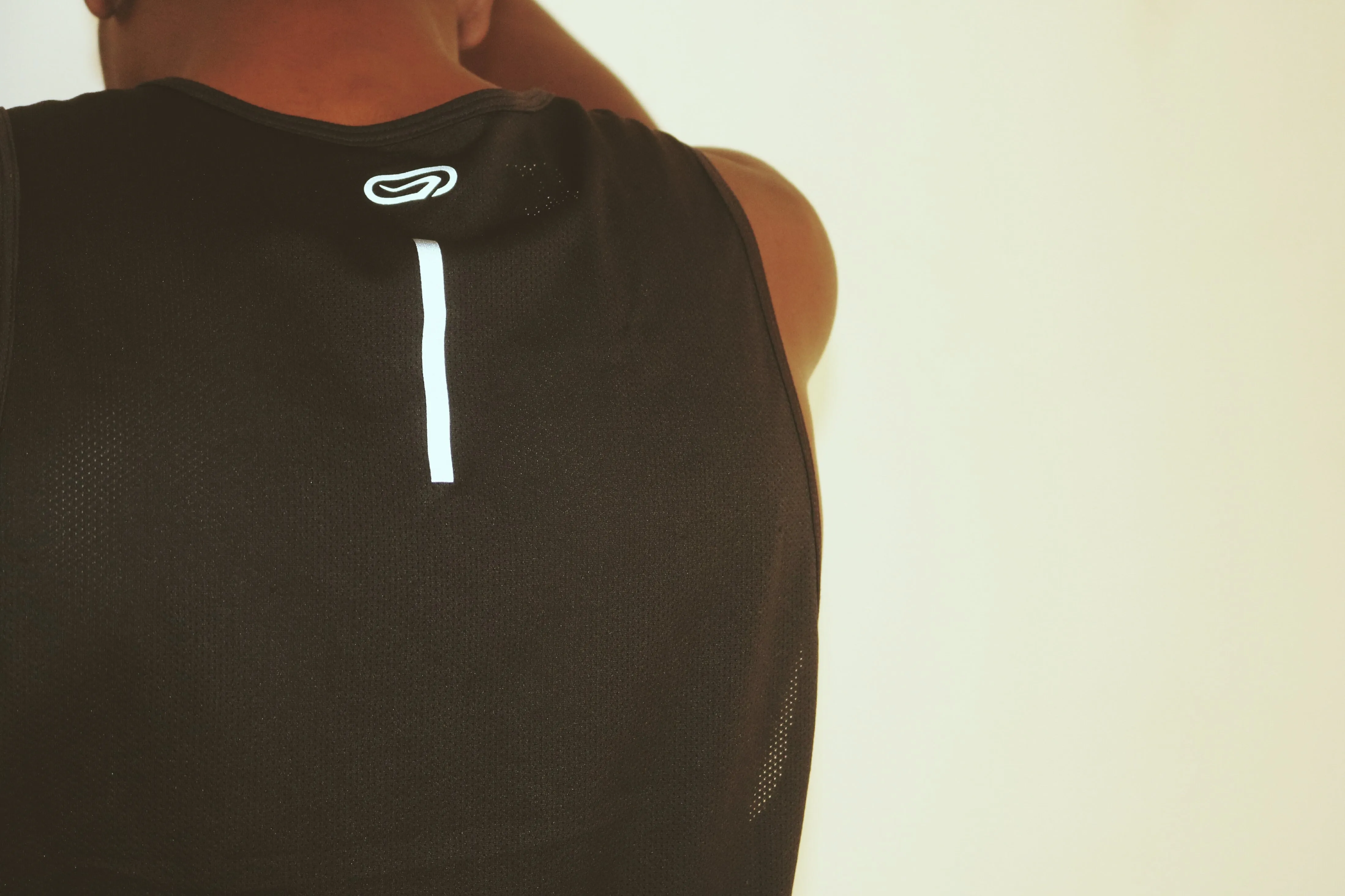 Men's running breathable tank top dry - black