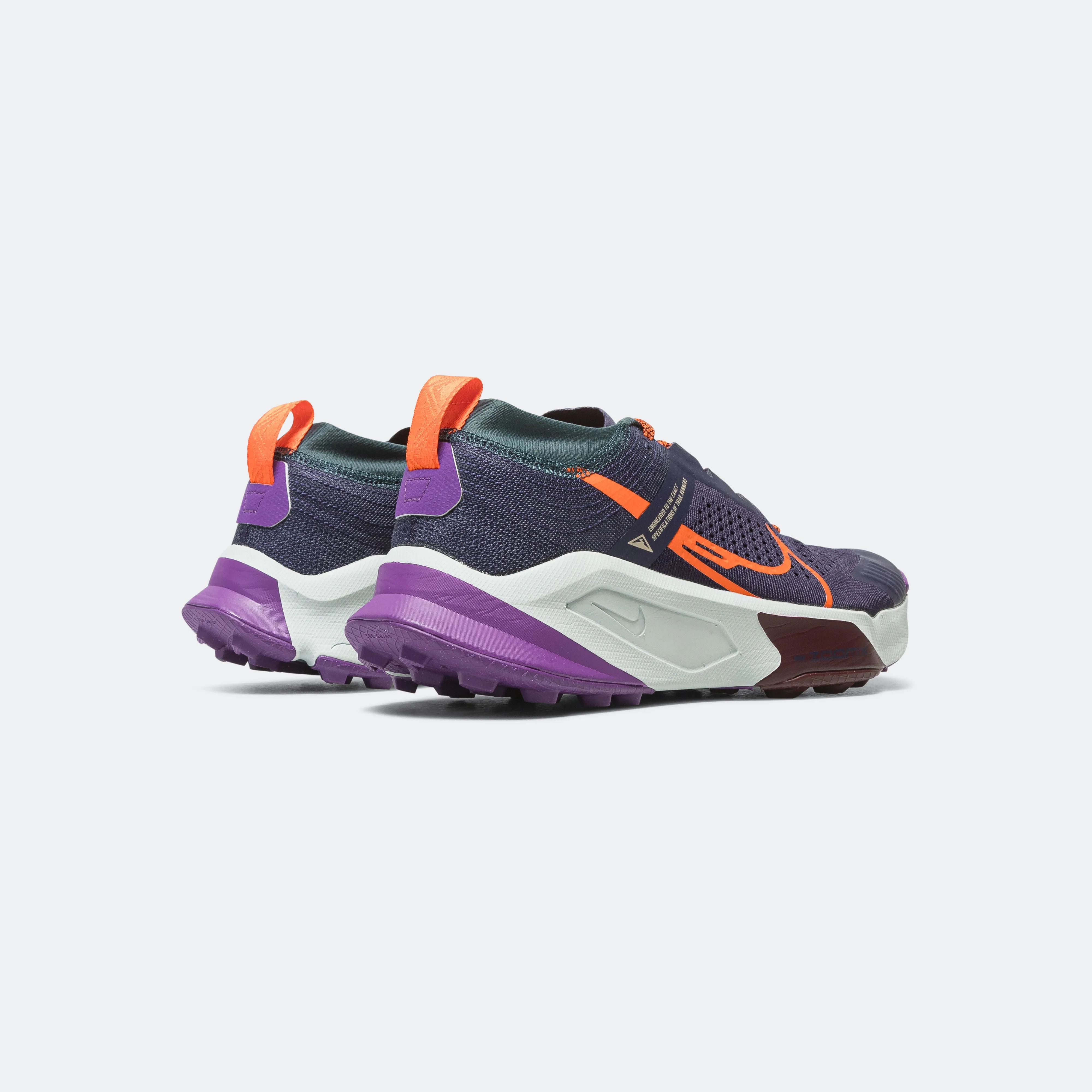 Mens Zegama - Purple Ink/Safety Orange-Deep Jungle