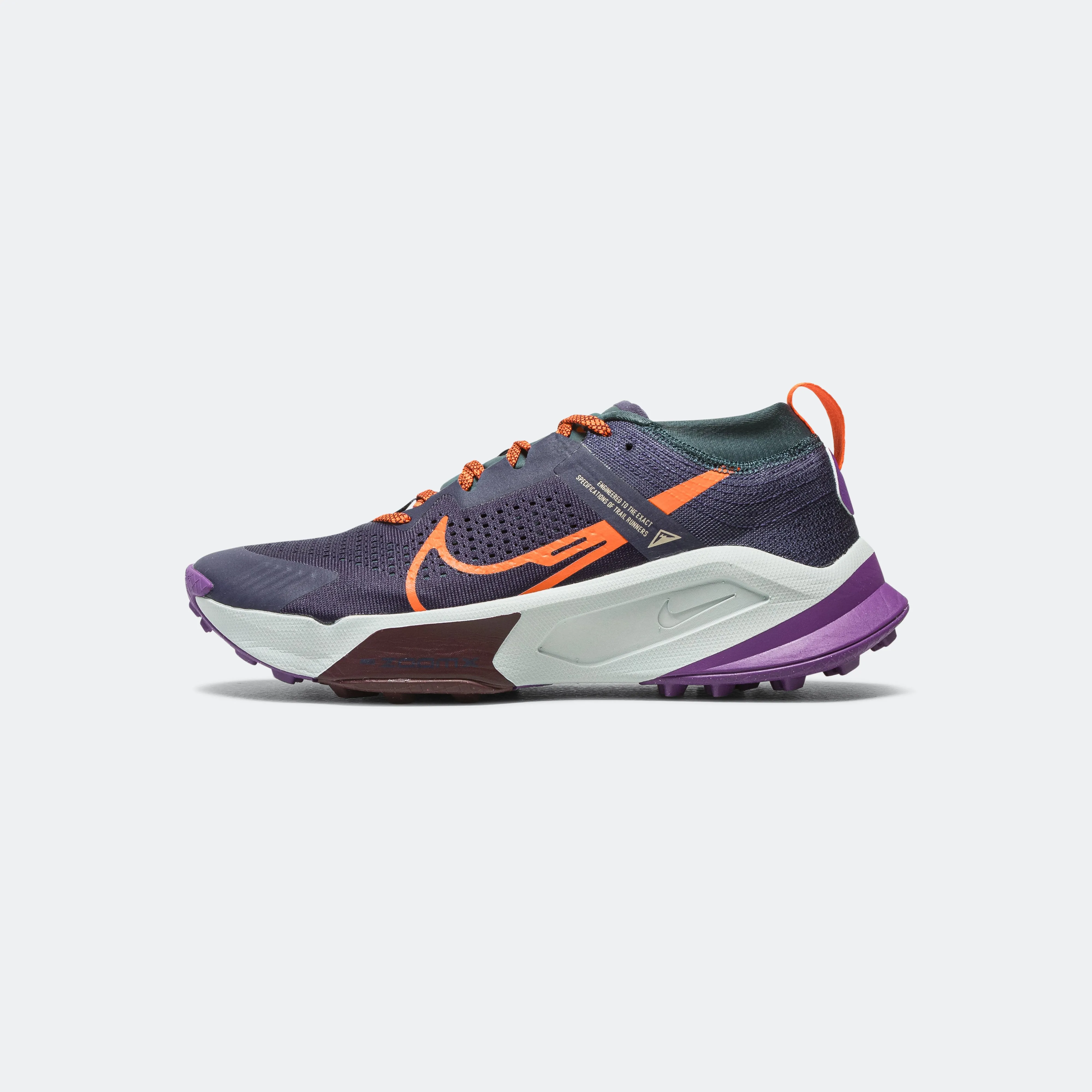 Mens Zegama - Purple Ink/Safety Orange-Deep Jungle