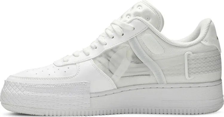 Nike Air Force 1 Type 'Triple White' Sneakers, white