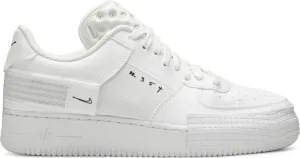 Nike Air Force 1 Type 'Triple White' Sneakers, white