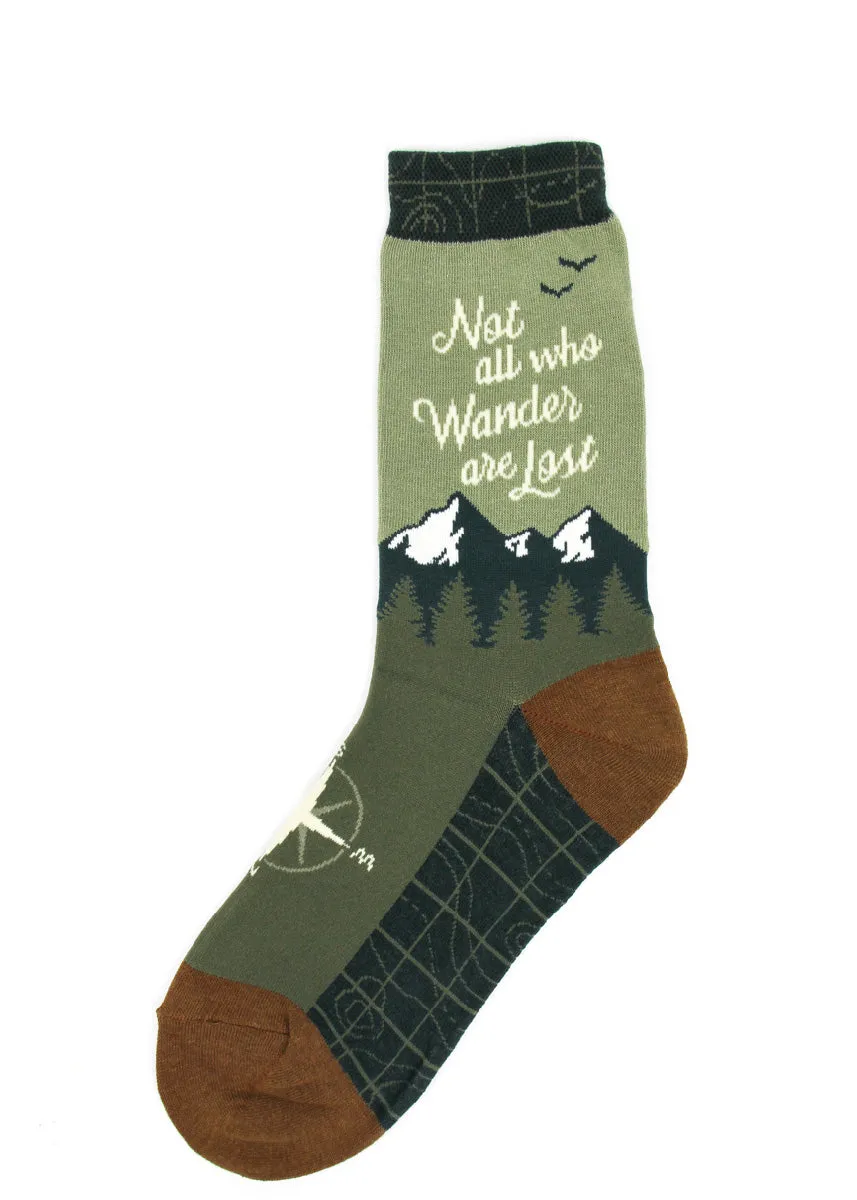 Not All Who Wander Are Lost Women's Socks