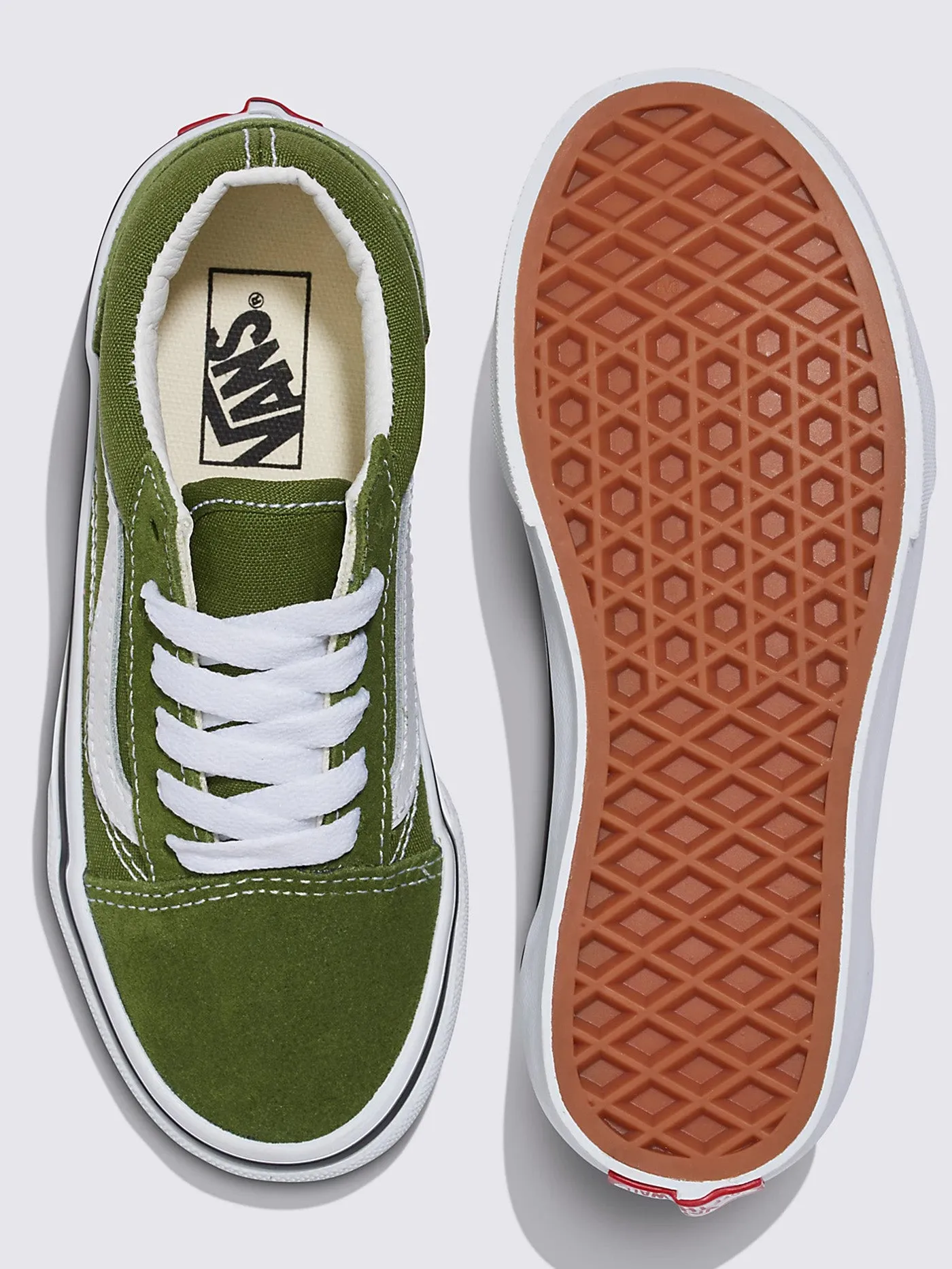 Old Skool Color Theory Pesto Shoes (Boys 7-14)