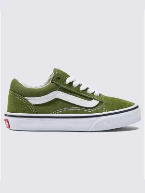 Old Skool Color Theory Pesto Shoes (Boys 7-14)