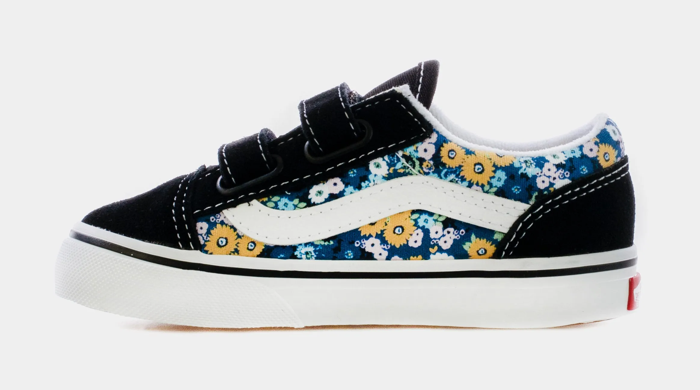 Old Skool V Floral Infant Toddler Skate Shoes (Black/Mulit)