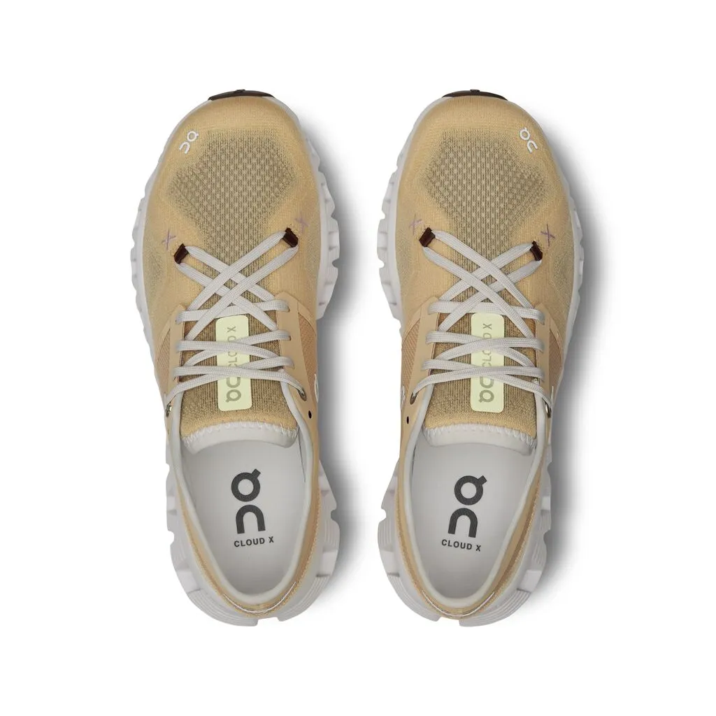 On Running Cloud X 3 (Womens) -  Savannah/Frost