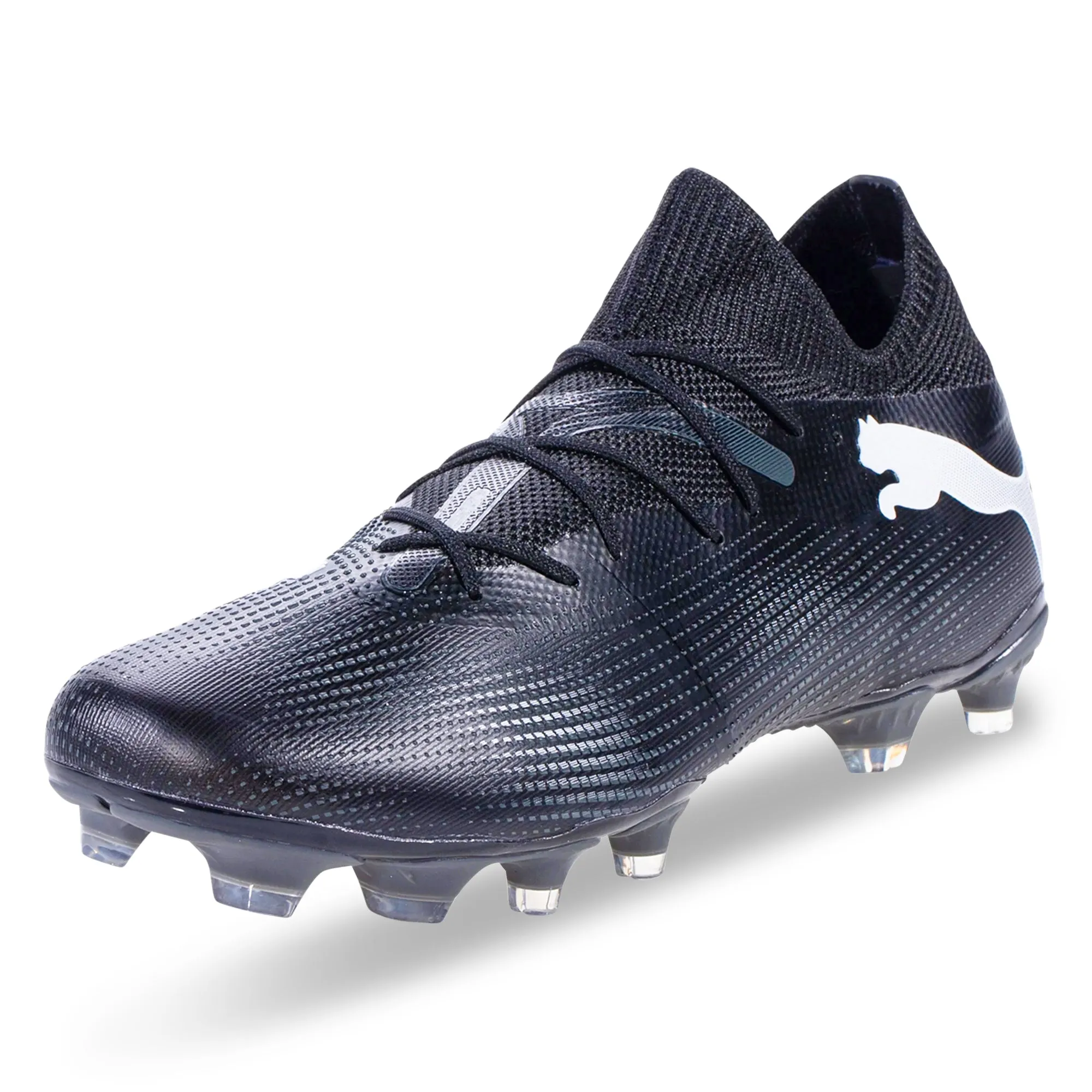 Puma Future 7 Match FG/AG Soccer Cleats (Puma Black/Puma White)