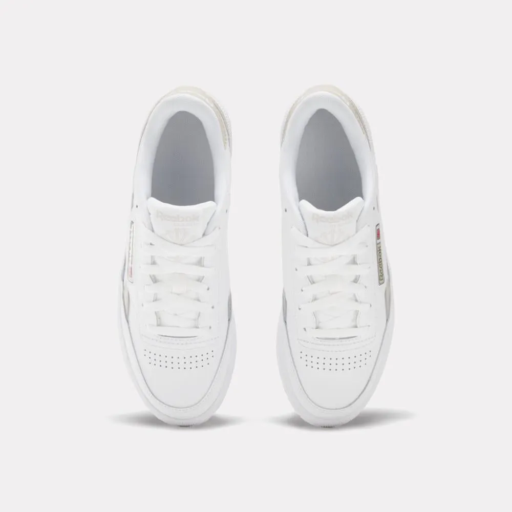 Reebok Footwear Women Club C Revenge Shoes WHITE/WHITE/MOONSTONE