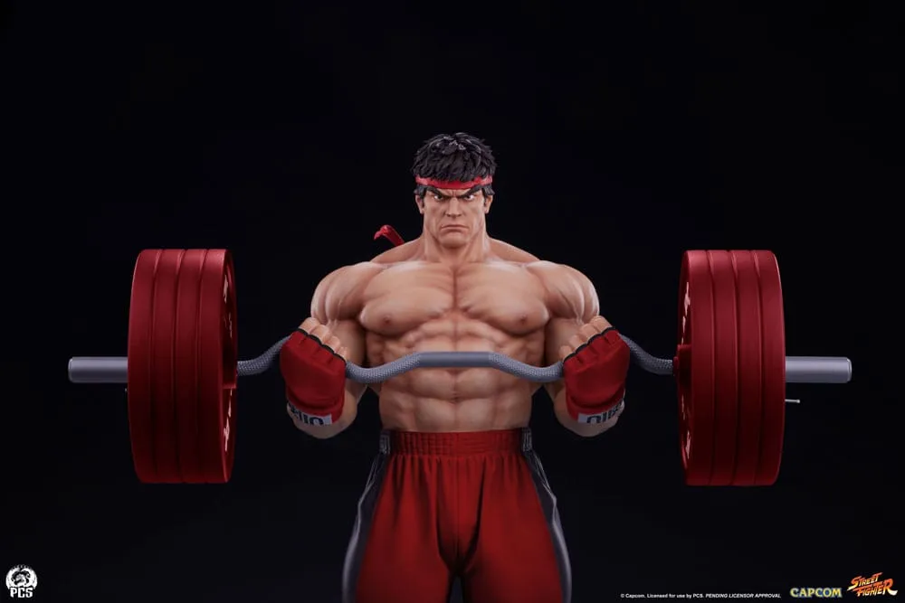 Street Fighter Premier Series Statue 1/4 Ryu: Powerlifting 53 Cm