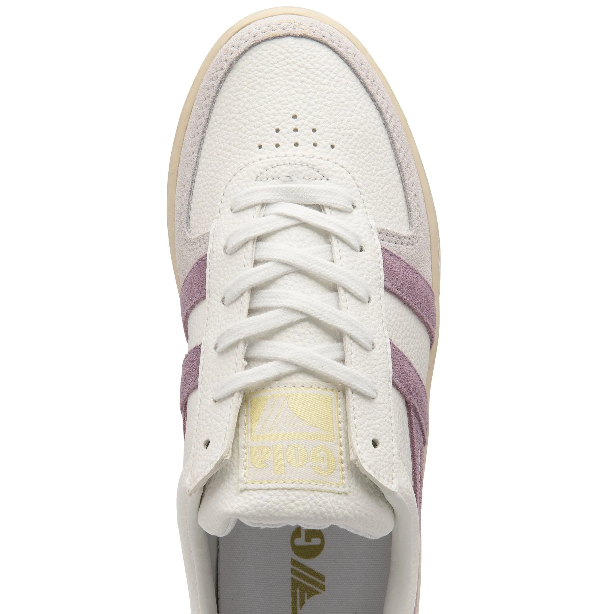 The Grandslam Trident Sneaker - White   Lily   Lemon