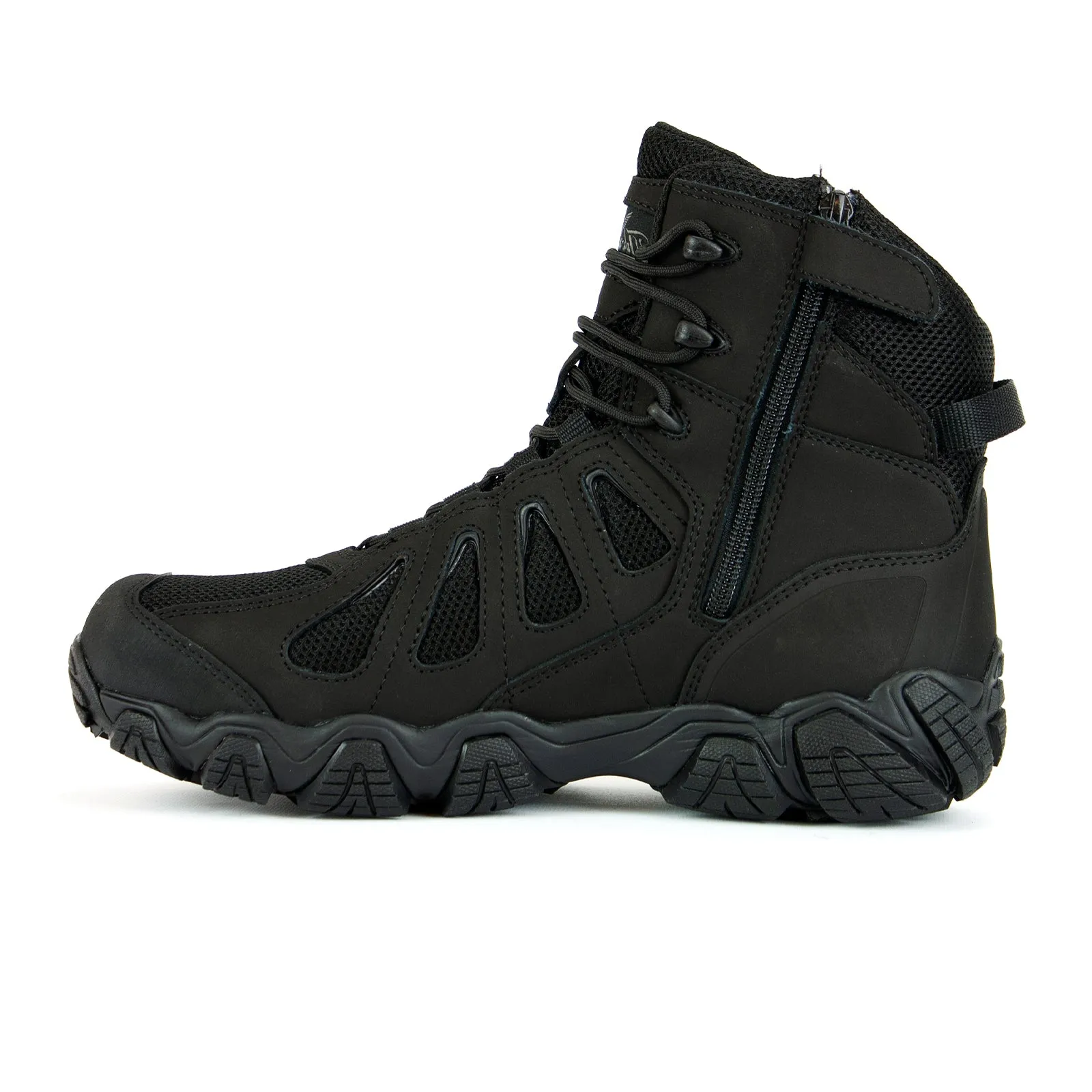 Thorogood Crosstrex Series 6" Hiker Side Zip BBP Waterproof Soft Toe Work Boot (Men) - Black