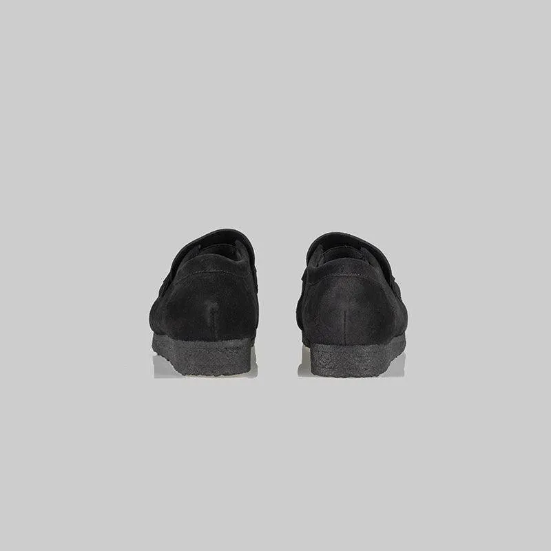 Wallabee Loafer - Black Suede