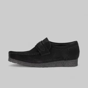 Wallabee Loafer - Black Suede