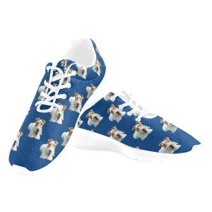 Wire Fox Terrier Sneakers - Blue