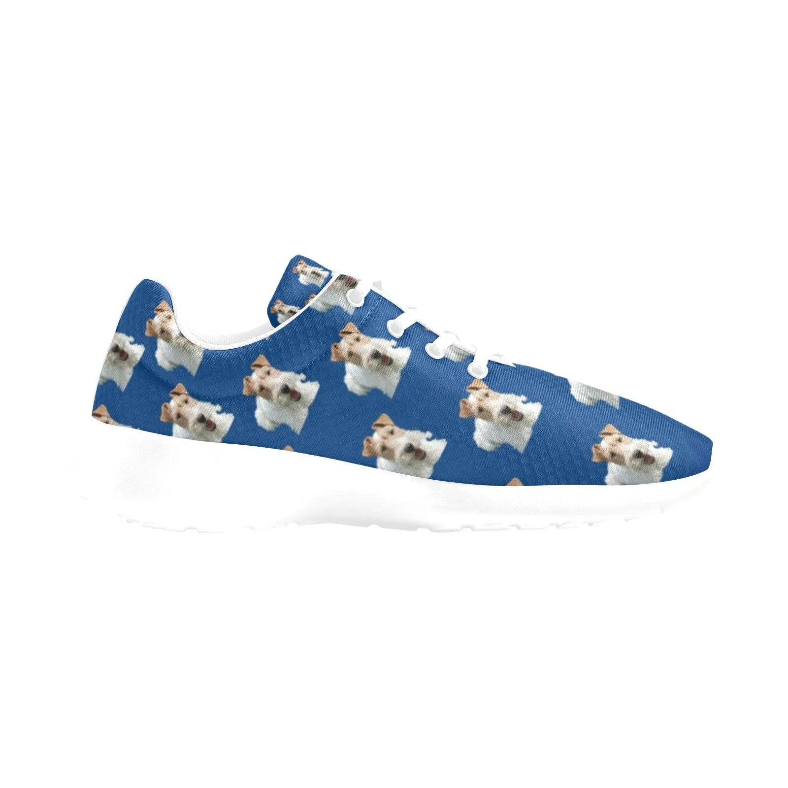 Wire Fox Terrier Sneakers - Blue